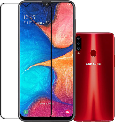 MUTAALI Front and Back Tempered Glass for SAMSUNG A20S(Pack of 1)