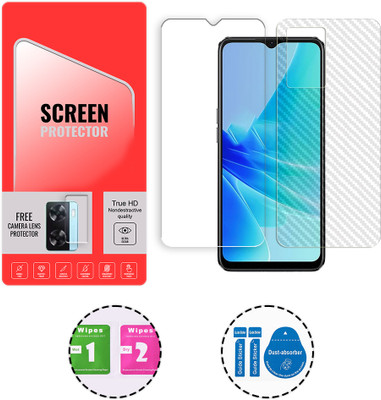 ARBAN Front and Back Tempered Glass for Oppo A77 4G (1 FREE CAMERA LENS) WITH FRONTBACK SCREEN PROTECTOR(Pack of 1)