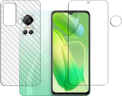MUTAALI Front and Back Tempered Glass for itel S18(Pack of 1)