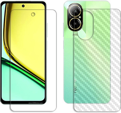 SOMTONE Front and Back Tempered Glass for Realme C67 4G FRONT BACK SCREEN GUARD(Pack of 1)