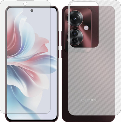 Fasheen Front and Back Tempered Glass for Oppo F25 Pro(Pack of 2)
