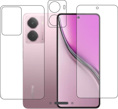 chakoor Front and Back Tempered Glass for realme p3 5g(Pack of 3)