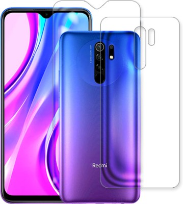 SOMTONE Front and Back Tempered Glass for Mi Redmi 9 Prime(Pack of 1)