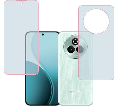 HOBBYTRONICS Front and Back Tempered Glass for REALME P3 PRO(Pack of 1)