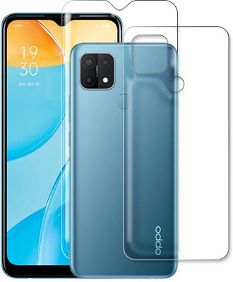 ARBAN Front and Back Tempered Glass for OPPO A15(Pack of 1)