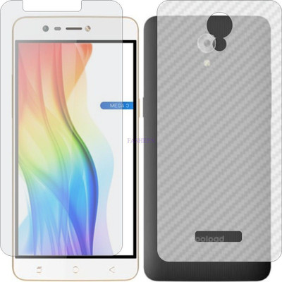 Fasheen Front and Back Tempered Glass for COOLPAD MEGA 3 3503I (Front Matte Finish & Back 3d Carbon Fiber)(Pack of 2)