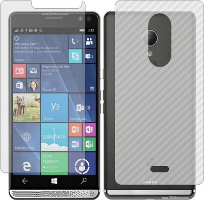 Fasheen Front and Back Tempered Glass for HP ELITE X3(Pack of 2)