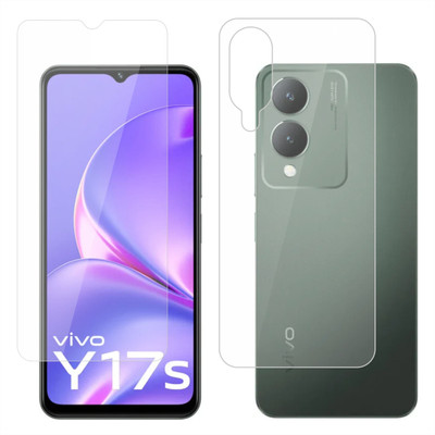 Ten To 11 Front and Back Tempered Glass for ViVO Y17s(Pack of 2)