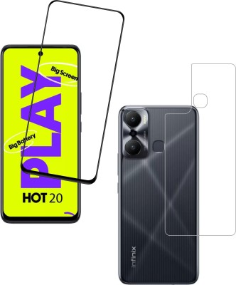 Ten To 11 Front and Back Tempered Glass for Infinix Hot 20 Play(Pack of 2)