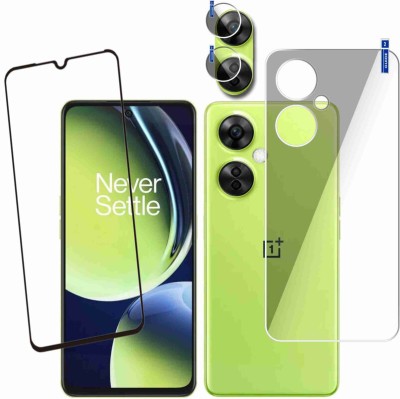 S9HUB Front and Back Tempered Glass for ONEPLUS NORD CE 3 LITE 5G(Pack of 2)