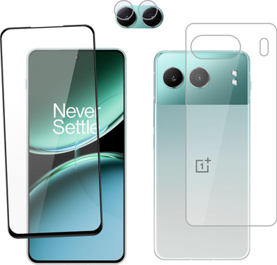 Ten To 11 Front and Back Tempered Glass for OnePlus Nord 4 5G, OnePlus Nord 4 5G [With Rear Camera Lens Guard](Pack of 3)