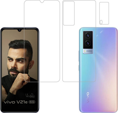 Ten To 11 Front and Back Tempered Glass for ViVO V21e(Pack of 3)