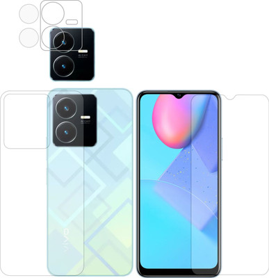 Vatsin Front and Back Tempered Glass for ViVO Y22(Pack of 3)