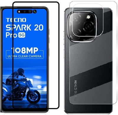 4 YARDS Front and Back Tempered Glass for Tecno Spark 20 Pro 5G (11-D)(Pack of 1)
