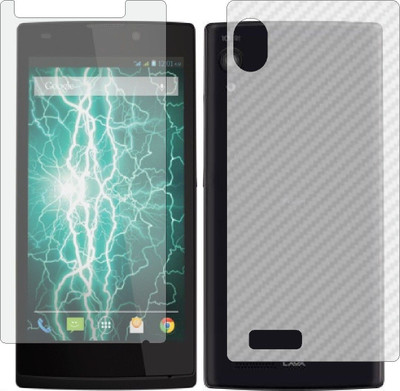 MOBART Front and Back Tempered Glass for LAVA IRIS FUEL 60(Pack of 2)