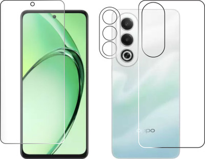 chakoor Front and Back Tempered Glass for oppo k12x 5g(Pack of 3)