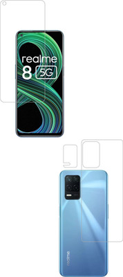 Ten To 11 Front and Back Tempered Glass for Realme 8 5G(Pack of 3)