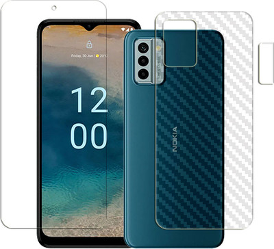SOMTONE Front and Back Tempered Glass for Nokia G22 FRONTBACK SCREEN GUARD(Pack of 1)