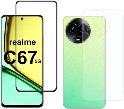 4 YARDS Front and Back Tempered Glass for Realme C67 5G (11-D)(Pack of 1)