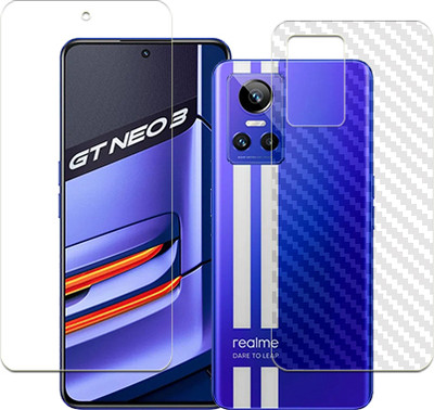 SOMTONE Front and Back Tempered Glass for Realme GT Neo 3 FRONT BACK(Pack of 1)