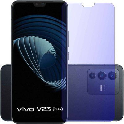 MUTAALI Front and Back Tempered Glass for Vivo V23 5G(Pack of 1)