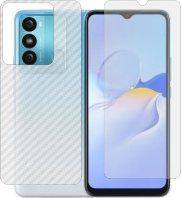 Fasheen Front and Back Tempered Glass for ITEL P38(Pack of 2)