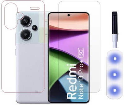 ECMERED Front and Back Tempered Glass for Redmi Note 13 Pro Plus, Redmi Note 13 Pro+ 5G(Pack of 1)