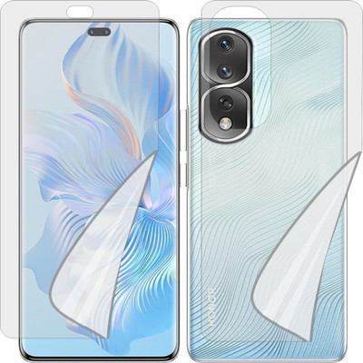 ZINGTEL Front and Back Tempered Glass for HUAWEI HONOR 80 PRO (Edge To Edge TPU Full Coverage)(Pack of 1)