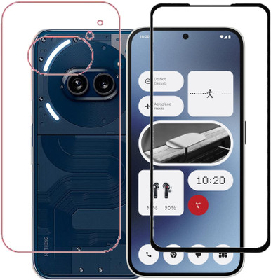 HOBBYTRONICS Front and Back Tempered Glass for Nothing Phone (2a) 5G, Nothing Phone (2a), Nothing Phone 2A, Nothing Phone 2A 5G(Pack of 1)