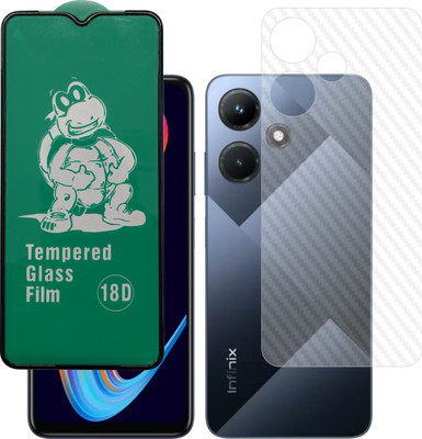 Vatsin Front and Back Tempered Glass for Infinix Hot 30i(Pack of 2)