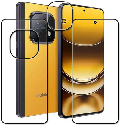 tombik Front and Back Tempered Glass for 35vq-Realme Narzo 70 Turbo 5G-fb,lens(Pack of 3)