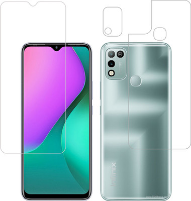 Ten To 11 Front and Back Tempered Glass for Infinix Smart 5(Pack of 3)