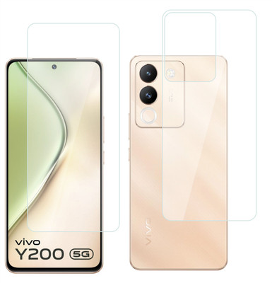 Ten To 11 Front and Back Tempered Glass for ViVO Y200 5G(Pack of 2)