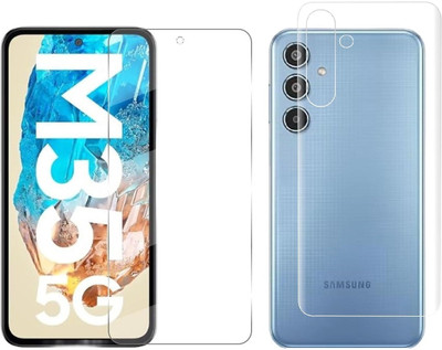 4 YARDS Front and Back Tempered Glass for Samsung Galaxy M35 5G(Pack of 1)