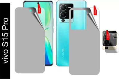 MUTAALI Front and Back Tempered Glass for vivo S15 Pro(Pack of 1)