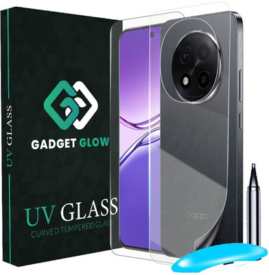 Gadget Glow Front and Back Tempered Glass for Oppo F29 Pro 5G, Oppo F29 Pro, UV Tempered Glass and Back Nano Fiber Membrane(Pack of 2)