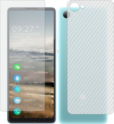 MOBART Front and Back Tempered Glass for MI REDMI QIN 2 PRO(Pack of 2)