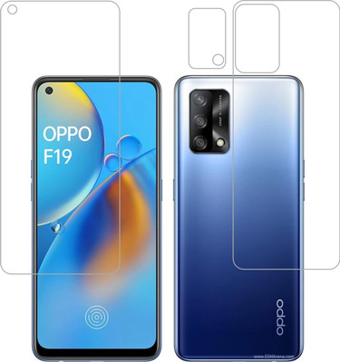 Vatsin Front and Back Tempered Glass for Oppo F19s(Pack of 3)