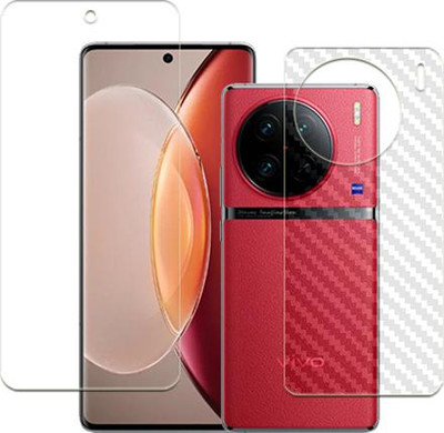 SOMTONE Front and Back Tempered Glass for vivo X90 Pro PLUS FRONT BACK(Pack of 1)
