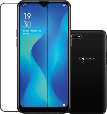 MUTAALI Front and Back Tempered Glass for OPPO A1K(Pack of 1)