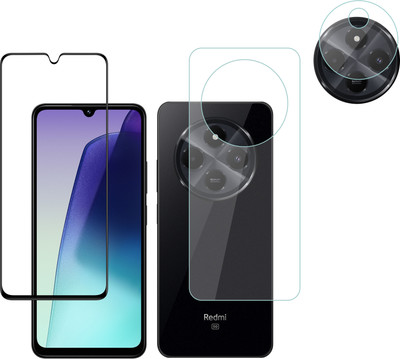 Ten To 11 Front and Back Tempered Glass for Redmi 14C(Pack of 3)