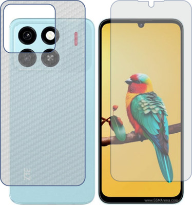 Fasheen Front and Back Tempered Glass for ZTE Blade A55 Z2450(Pack of 2)