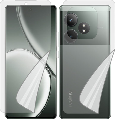 Mobling Front and Back Tempered Glass for Realme GT 6 (Edge To Edge TPU Full Coverage)(Pack of 1)