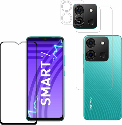 Vatsin Front and Back Tempered Glass for Itel A60(Pack of 3)