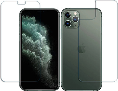 SOMTONE Front and Back Tempered Glass for Apple iPhone 11 Pro FRONT BACK(Pack of 1)