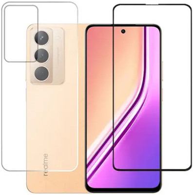 MUTAALI Front and Back Tempered Glass for Realme P3x(Pack of 1)
