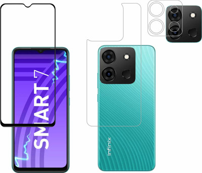 Vatsin Front and Back Tempered Glass for Itel A60(Pack of 3)