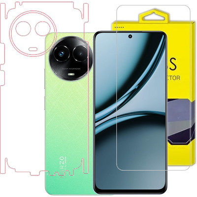 AARERED Front and Back Screen Guard for Realme Narzo 60x (5G)(Pack of 1)