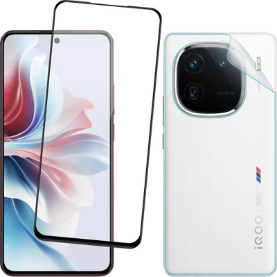 Ten To 11 Front and Back Tempered Glass for iQOO 12 5G(Pack of 2)