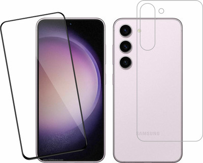 Vatsin Front and Back Tempered Glass for Samsung Galaxy S23 Plus 5G(Pack of 2)